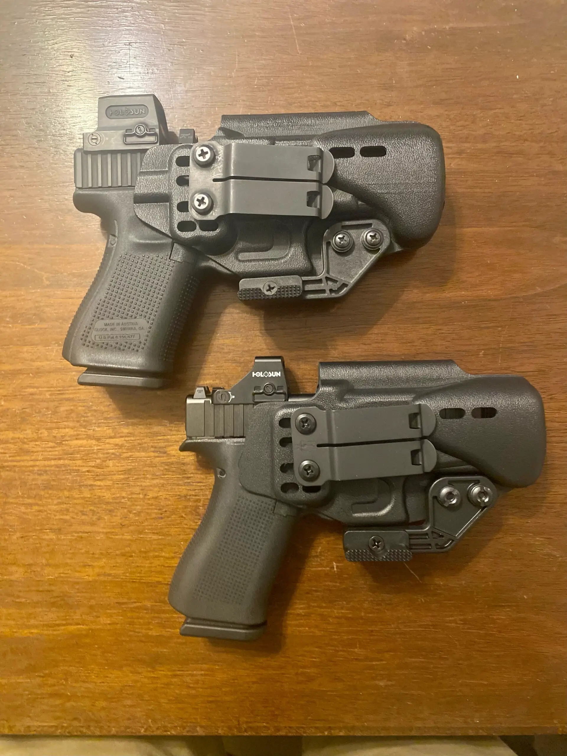 PHLster Pro Holster with Glock 19 and Glock 43X