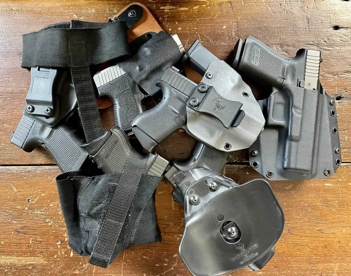 assorted concealed carry holsters