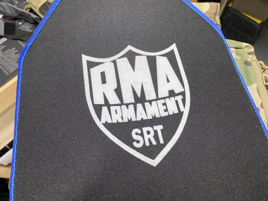 RMA SRT front of plate